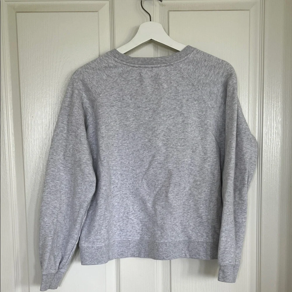 Sezane Gray Crew Neck Sweater - Picture 3 of 4